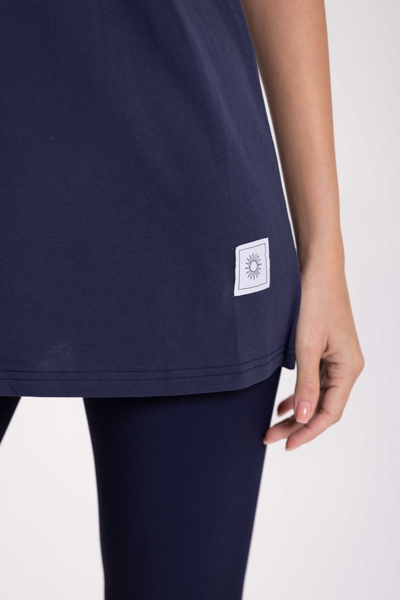 Tee Shirt Oversize  - Marine