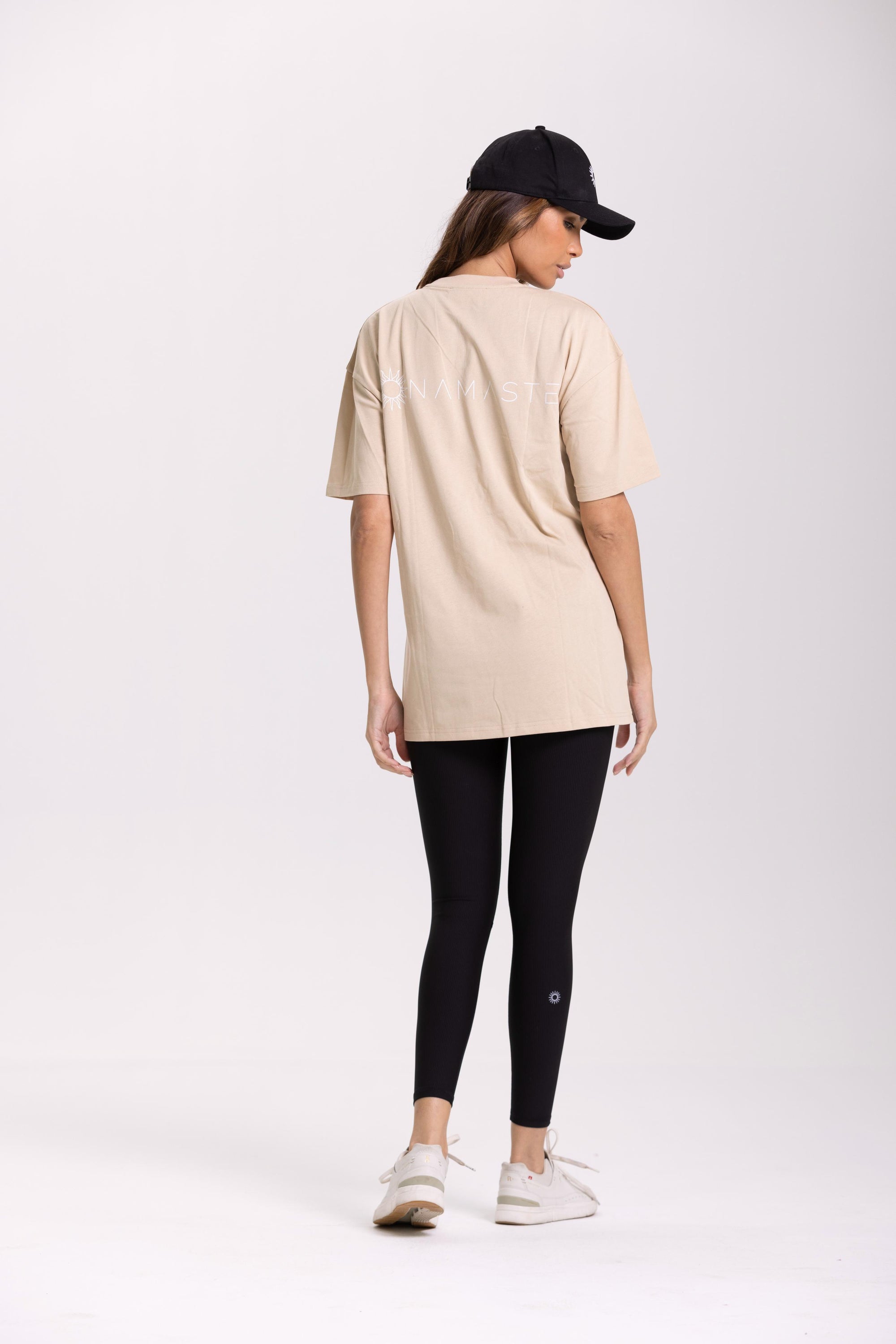 Tee Shirt Oversize  - Beige