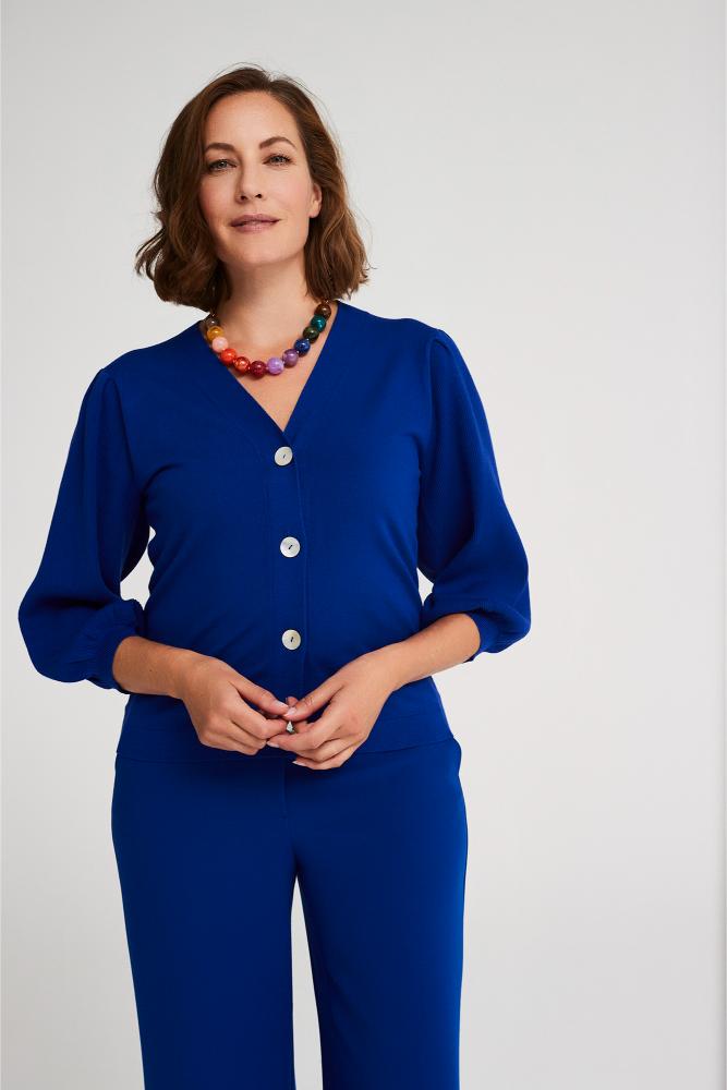 Mayerline - Cardigan Maille - Aboniface - Dazzling Blue