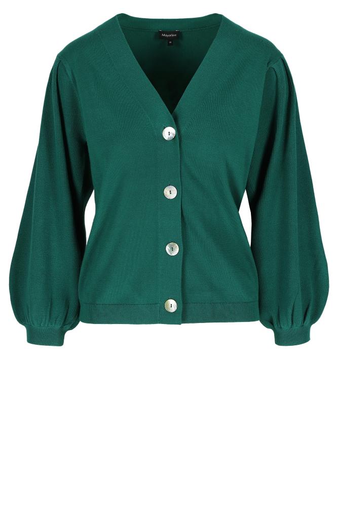 Mayerline - Cardigan Maille - Aboniface - Cadmium Green