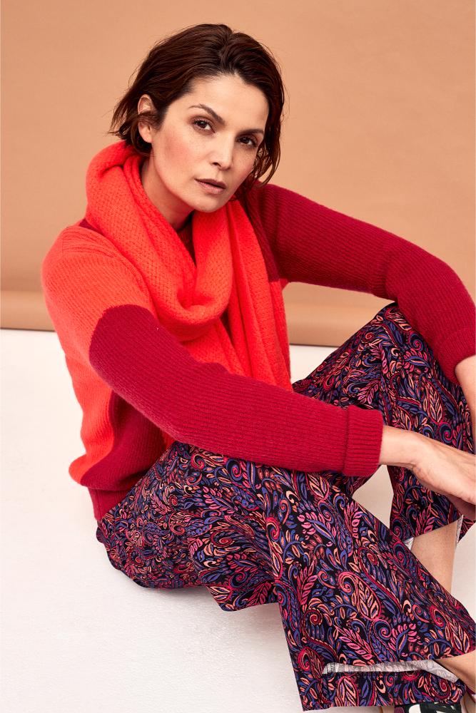 Améline - Pull - Agora - Hybiscus Flash