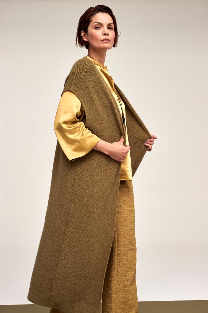 Améline - Cardigan Maille - Augustine - Martini Olive