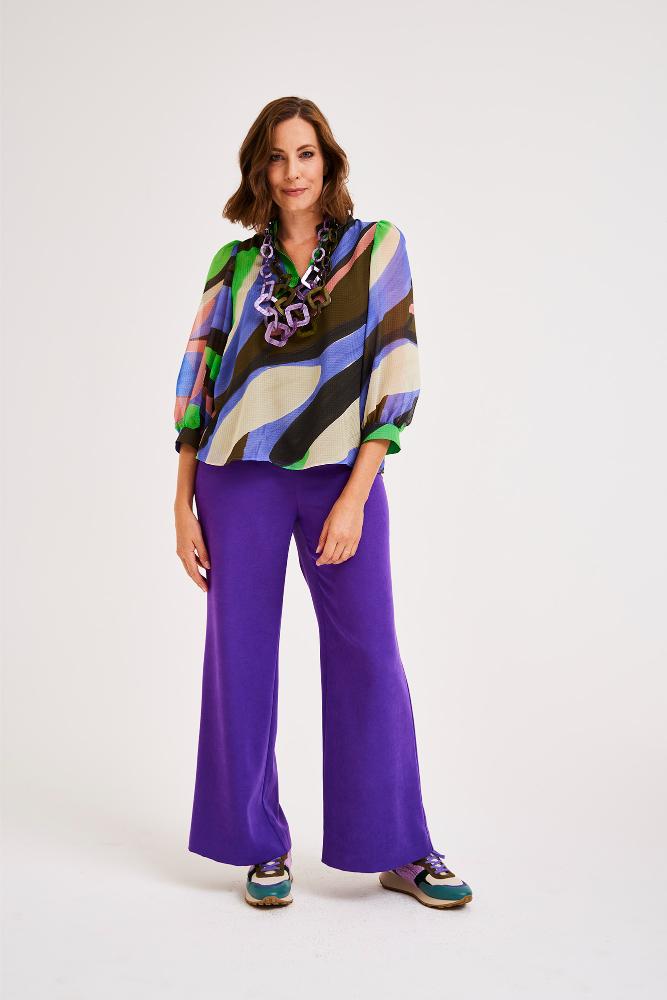 Améline - Pantalon - Catlijn - Purple Coralites