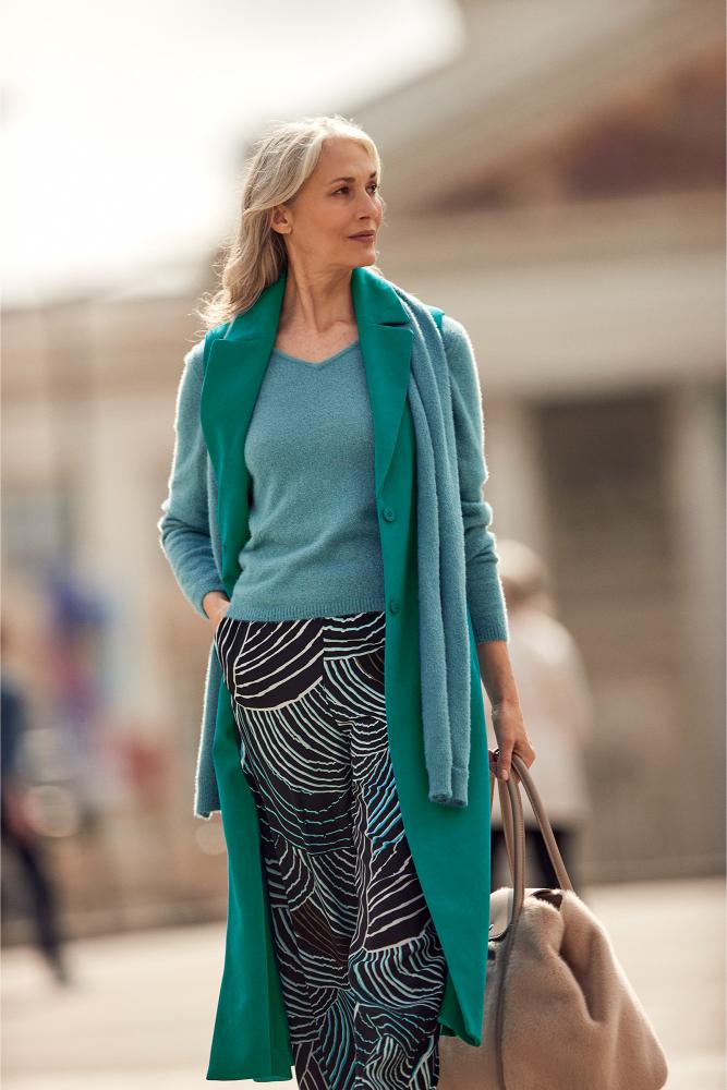 Améline - Blazer Sans Manche - Dotty - Ocean Depths