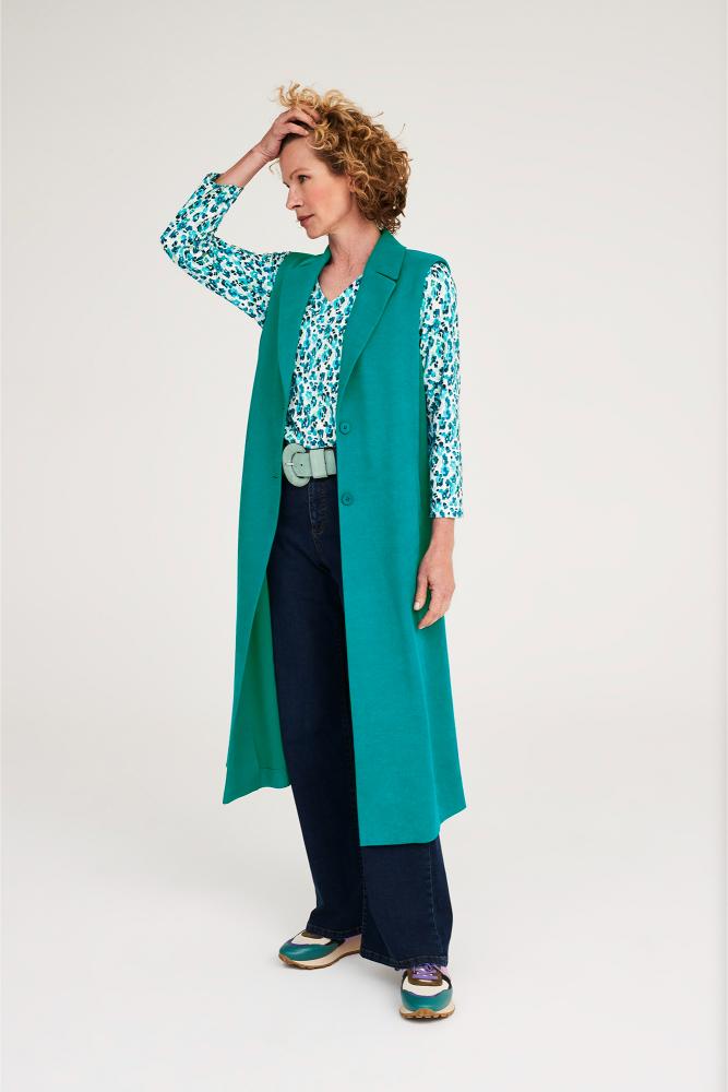 Améline - Blazer Sans Manche - Dotty - Ocean Depths