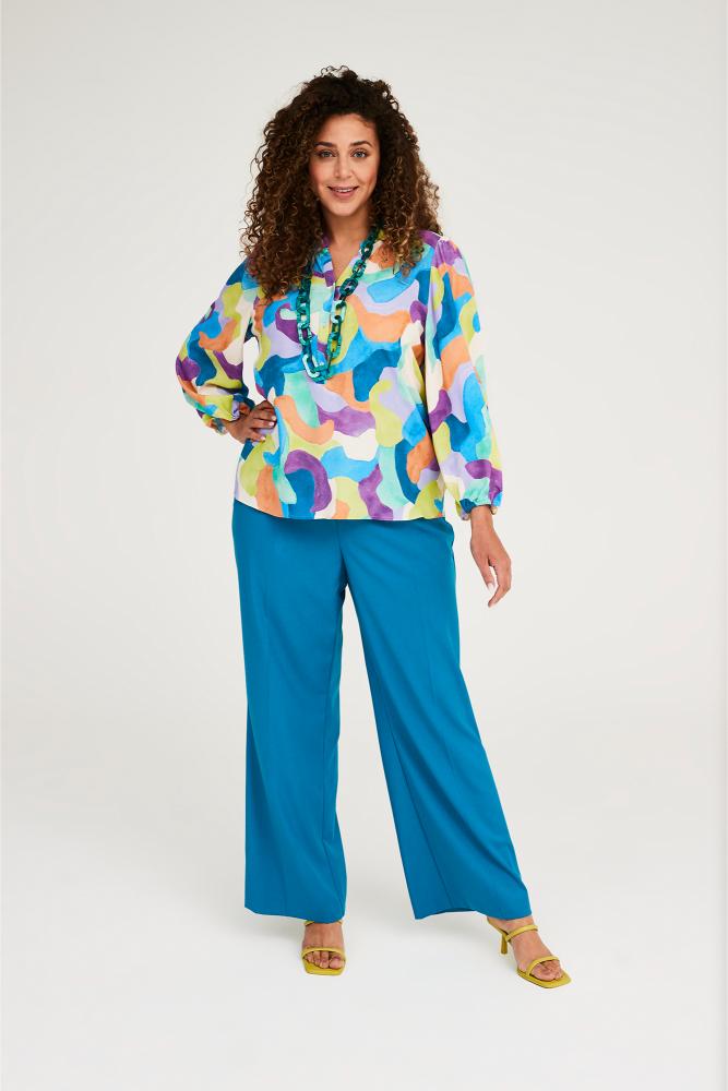 Mayerline - Blouse - Jazir - Blue Atoll