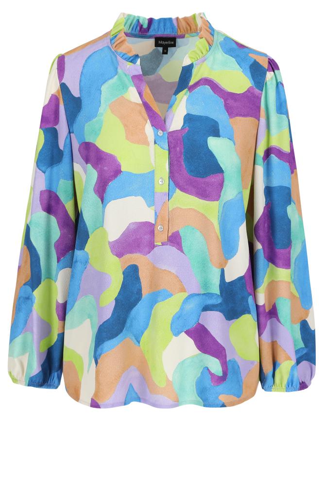 Mayerline - Blouse - Jazir - Blue Atoll