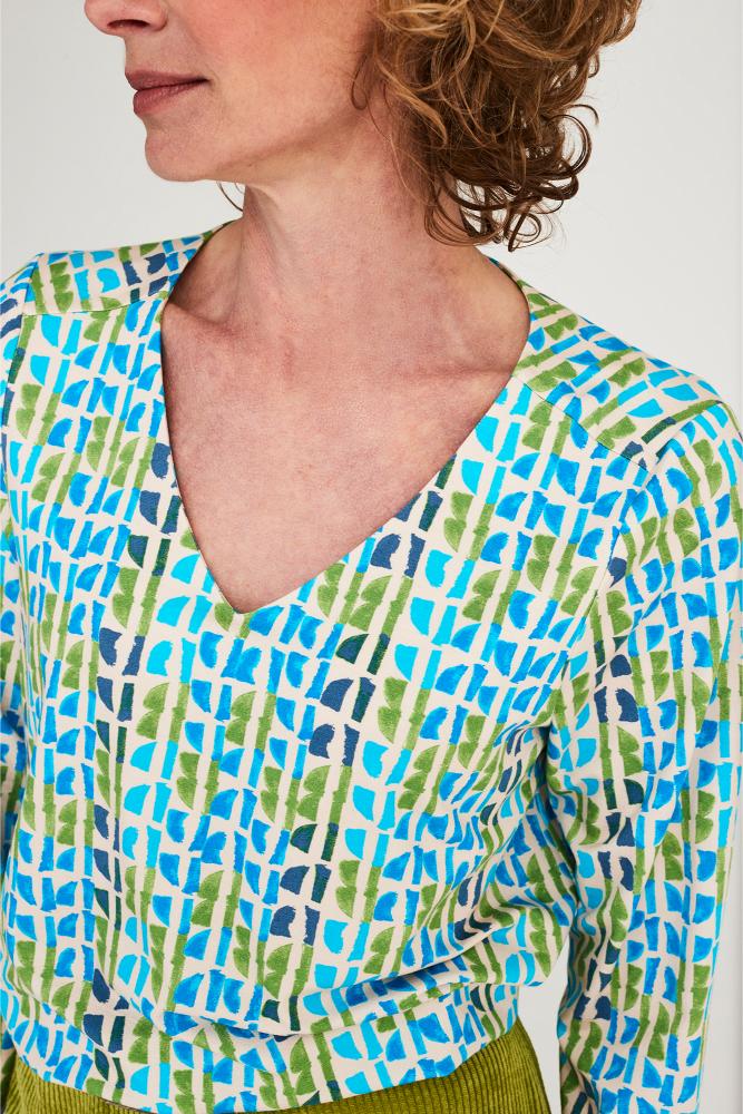 Mayerline - Blouse Jersey - Jedo - Blue Atoll