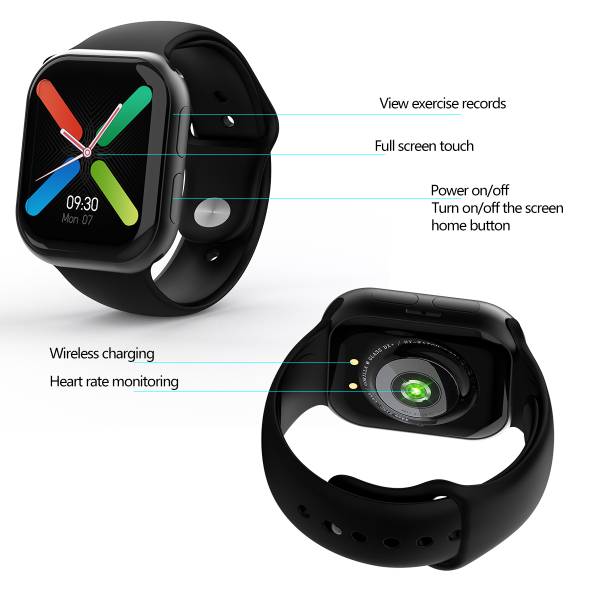 Montre Connectee  Multifonctions - Noir 