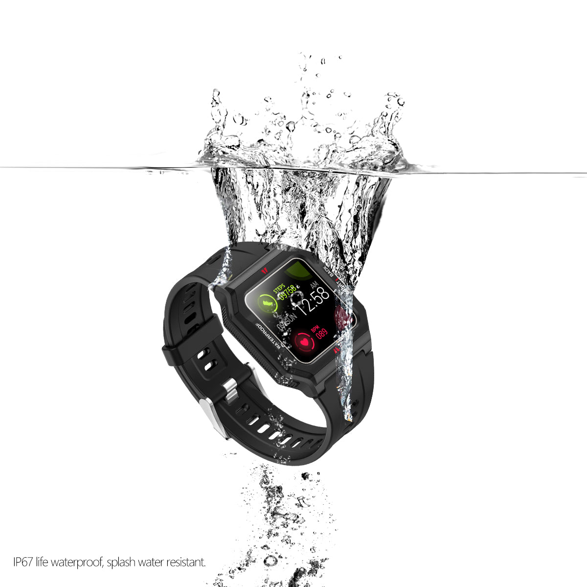Montre Connectee Multifonctions - Noir 