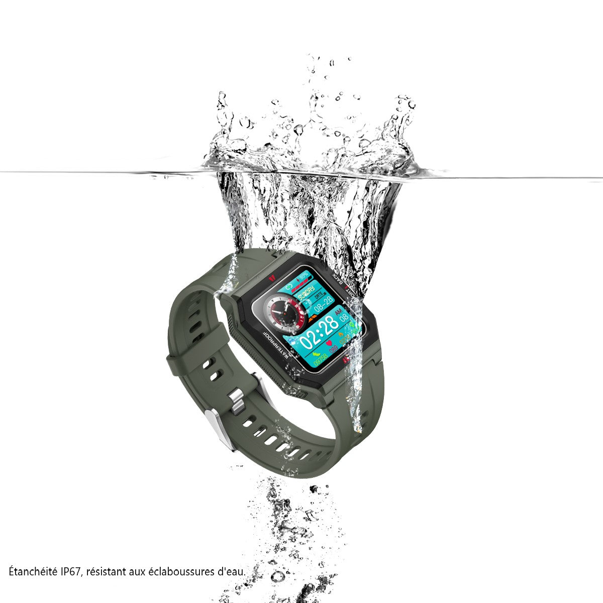 Montre Connectee Multifonctions - Vert
