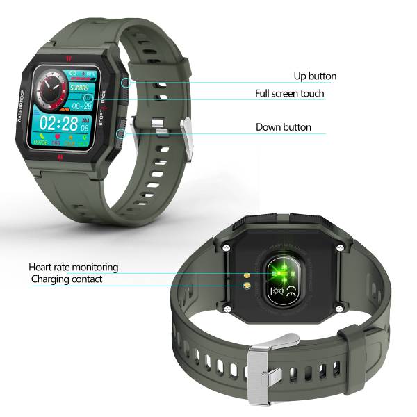 Montre Connectee Multifonctions - Vert