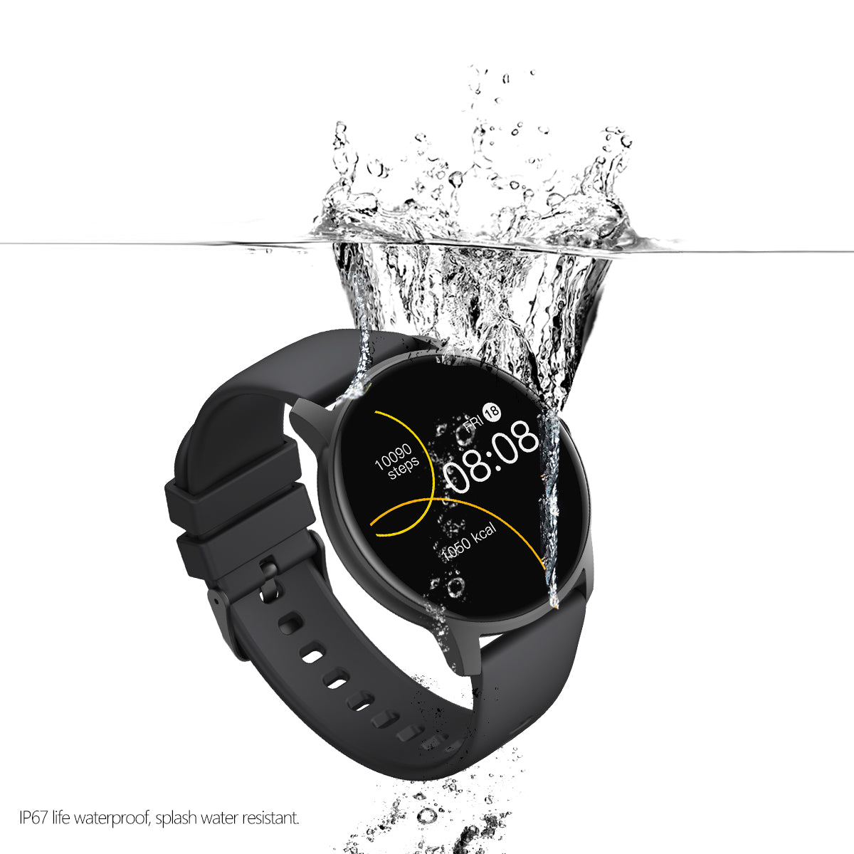 Montre Connectee Multifonctions - Noir 