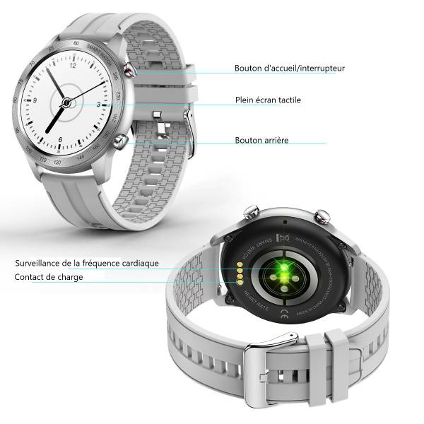 Montre Connectee Multifonctions - Gris