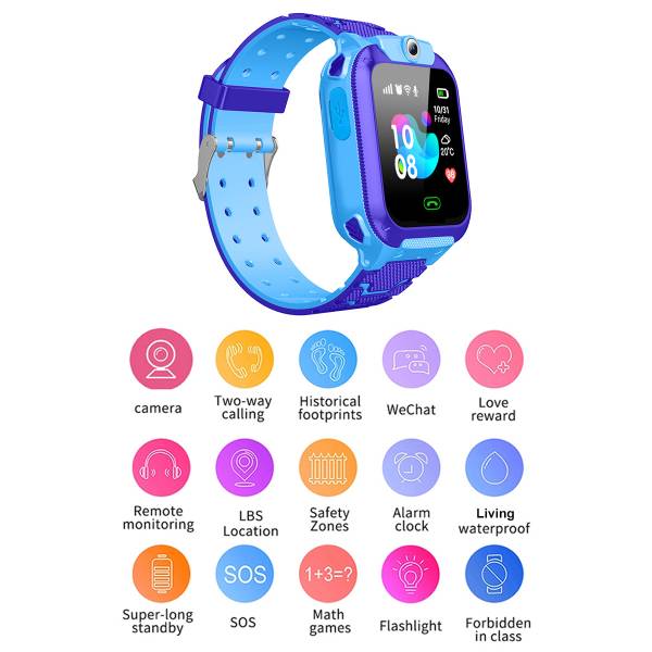 Montre Connectee Multifonctions - Bleu