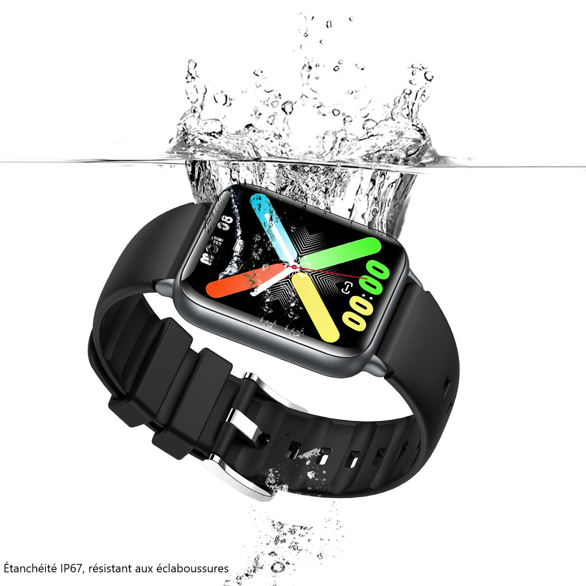 Montre Connectee Multifonctions - Noir