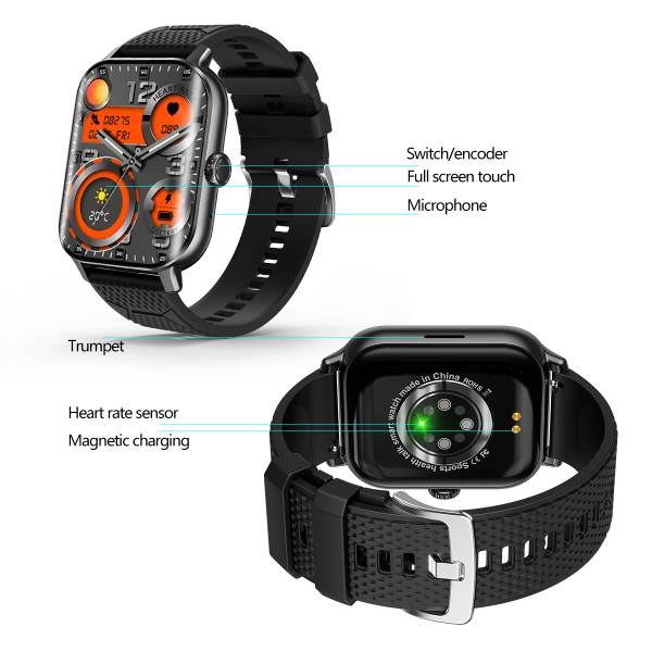 Montre Connectee Multifonctions - Noir