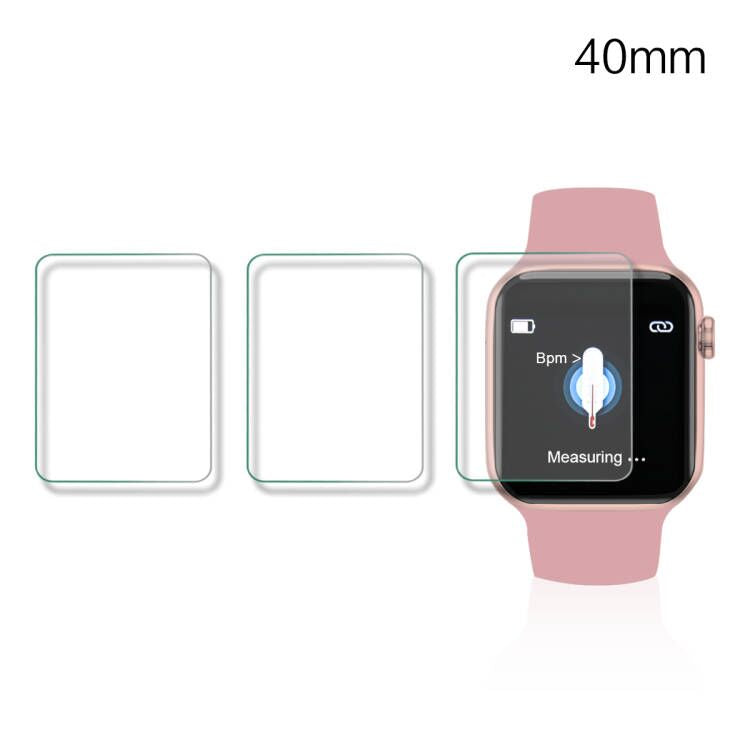 Pack De 3 Protections Pour Apple Watch 40 Mm  - Transparent