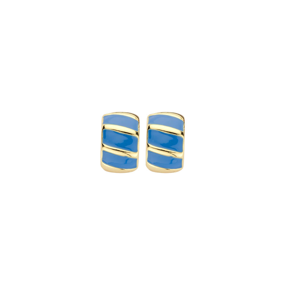 Boucles D&#39;Oreilles - Xob41 Bleu Clair