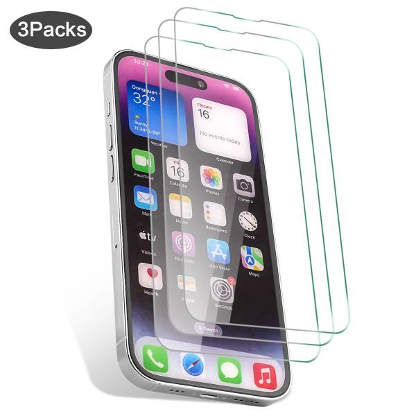 Pack De 3 Verres Trempes - Transparent