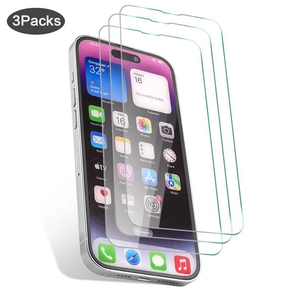 Pack De 3 Verres Trempes - Transparent