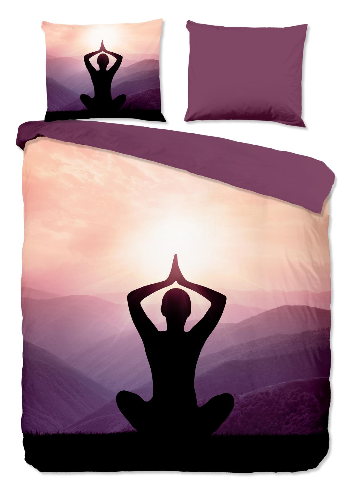 Pure - Dekbedovertrek - Yoga - Purple