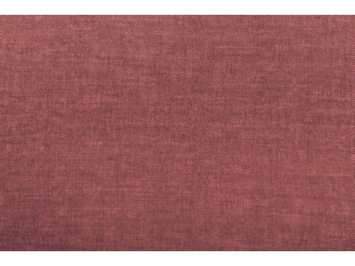 Canapé d'angle fixe modulable JEANNE tissu velours avec 2 chauffeuses, 1 angle et 2 poufs