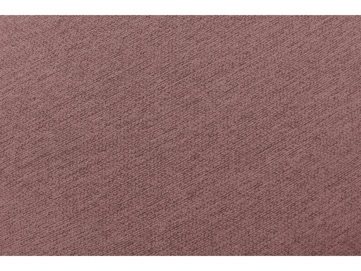 Canapé d'angle fixe MONT-BLANC tissu avec pouf