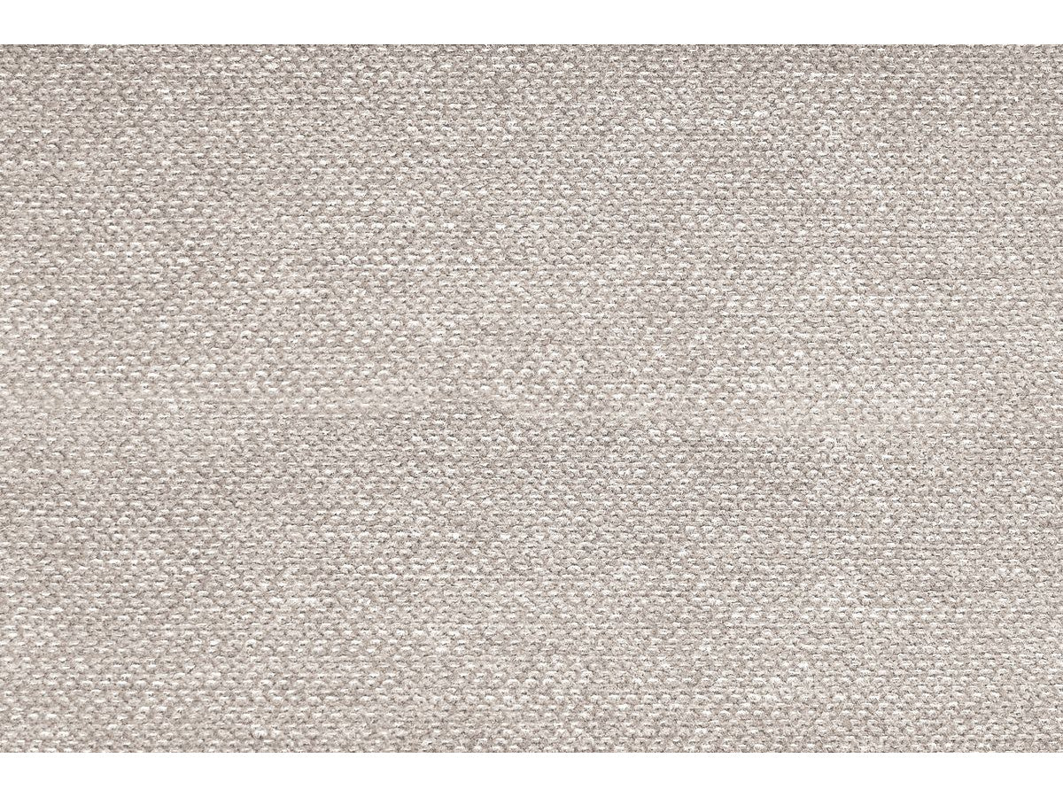 Canapé d'angle fixe MONT-BLANC tissu avec pouf