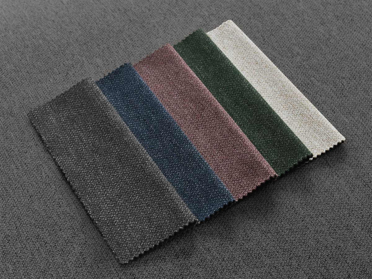 Canapé d'angle fixe ROUSSEAU tissu chiné
