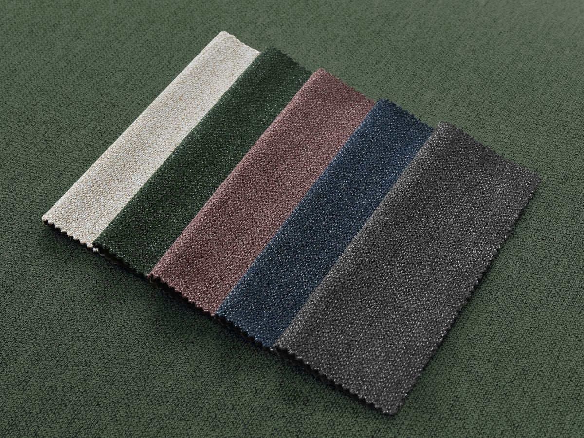 Canapé d'angle fixe ROUSSEAU tissu chiné