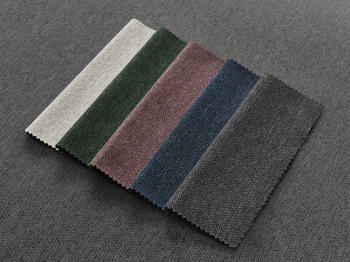 Canapé d'angle fixe ROUSSEAU tissu chiné