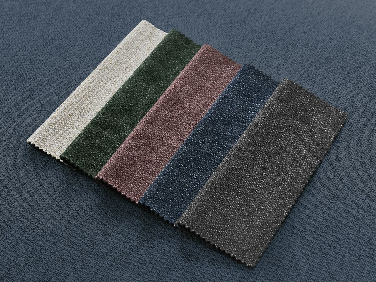 Canapé d'angle fixe ROUSSEAU tissu chiné