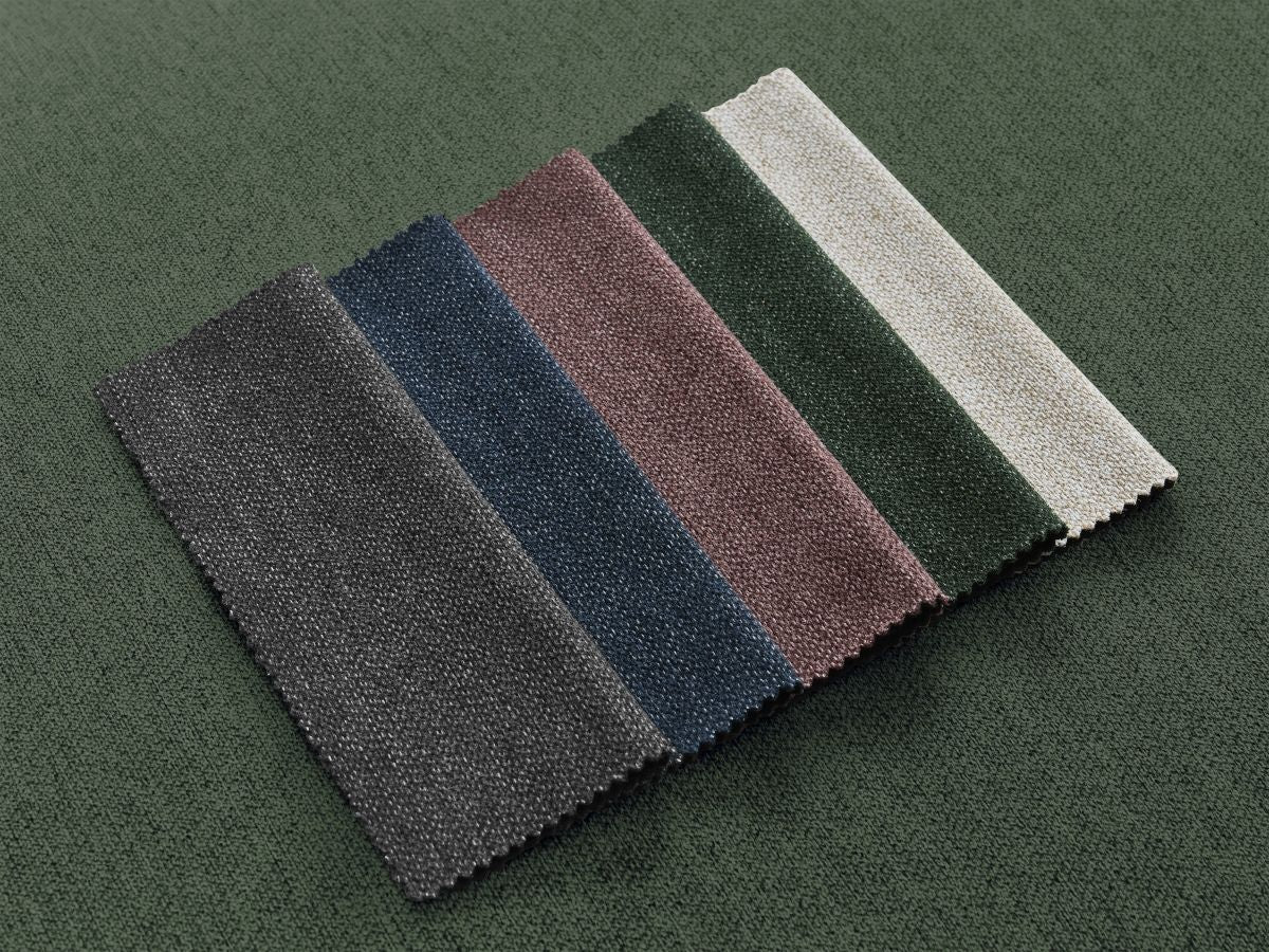 Canapé d'angle fixe ROUSSEAU tissu chiné