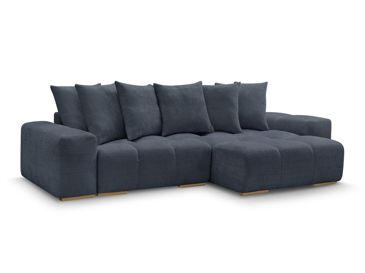 Canapé d'angle réversible convertible coffre ANAKIN tissu texturé