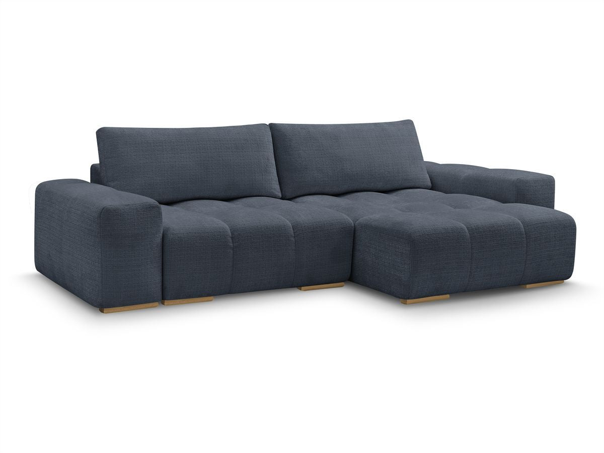 Canapé d'angle réversible convertible coffre ANAKIN tissu texturé