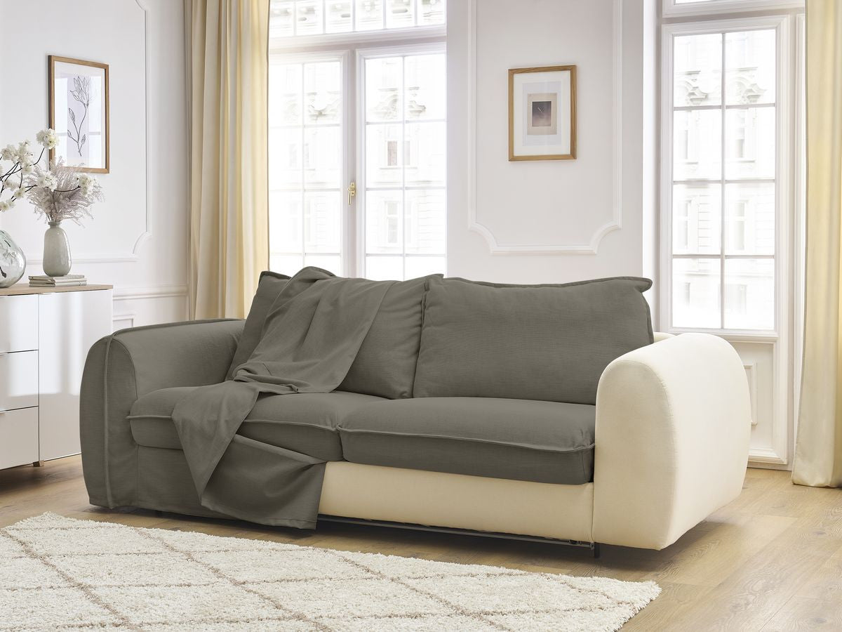 Canapé droit convertible ARCHIMEDE ouverture express déhoussable