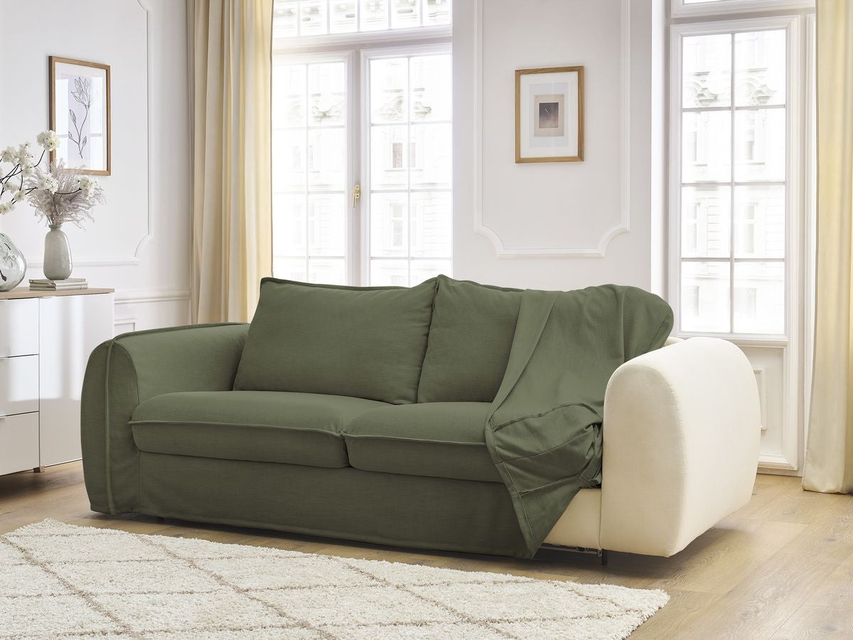 Canapé droit convertible ARCHIMEDE ouverture express déhoussable