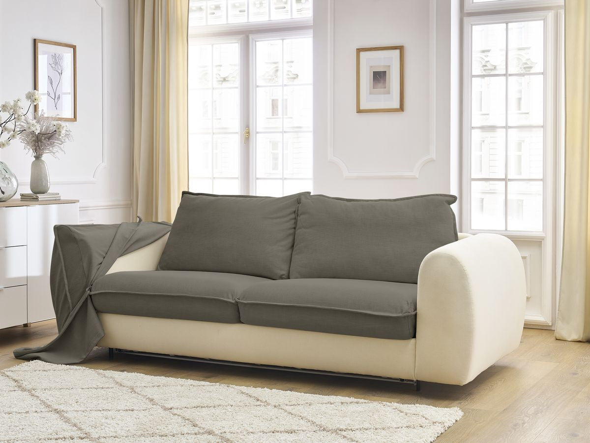 Canapé droit convertible ARCHIMEDE ouverture express déhoussable