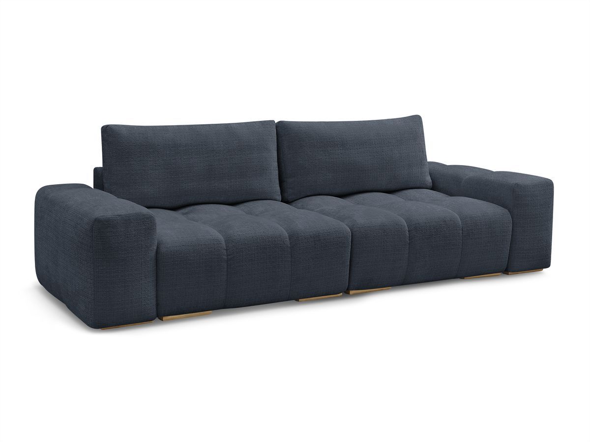 Canapé droit convertible coffre ANAKIN tissu texturé