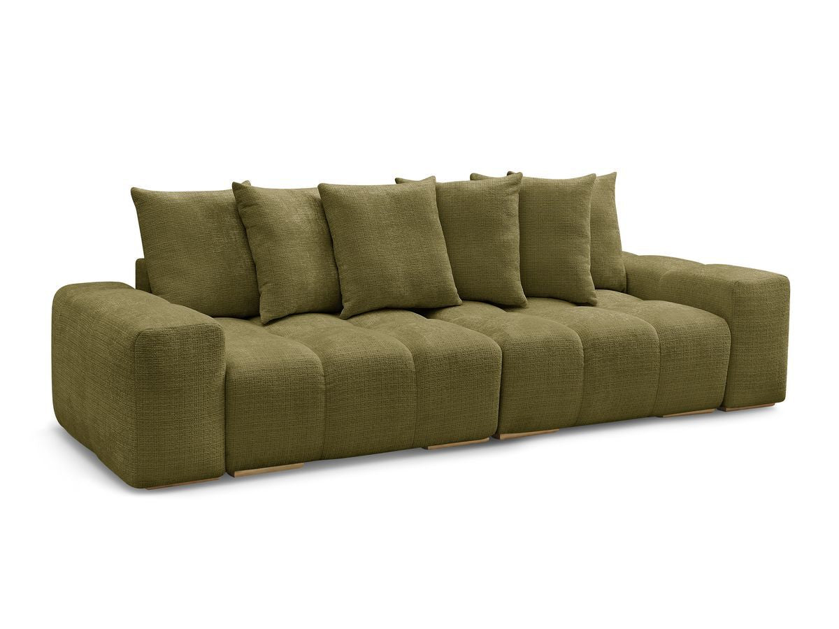 Canapé droit convertible coffre ANAKIN tissu texturé