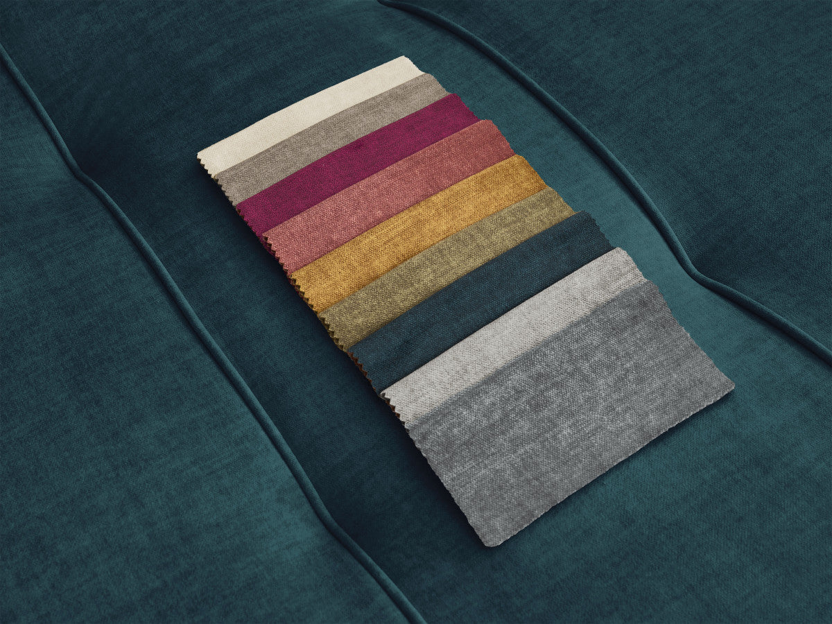 Canapé droit convertible coffre ARSENE tissu velours