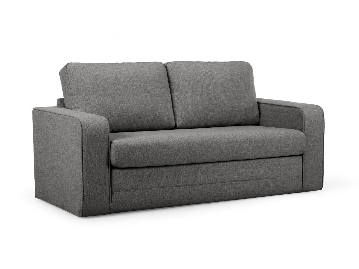Canapé droit convertible déplimousse COME tissu chiné