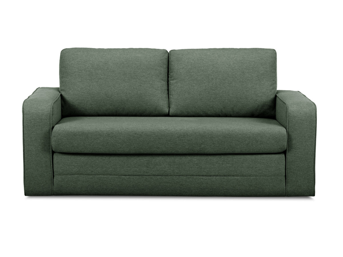Canapé droit convertible déplimousse COME tissu chiné