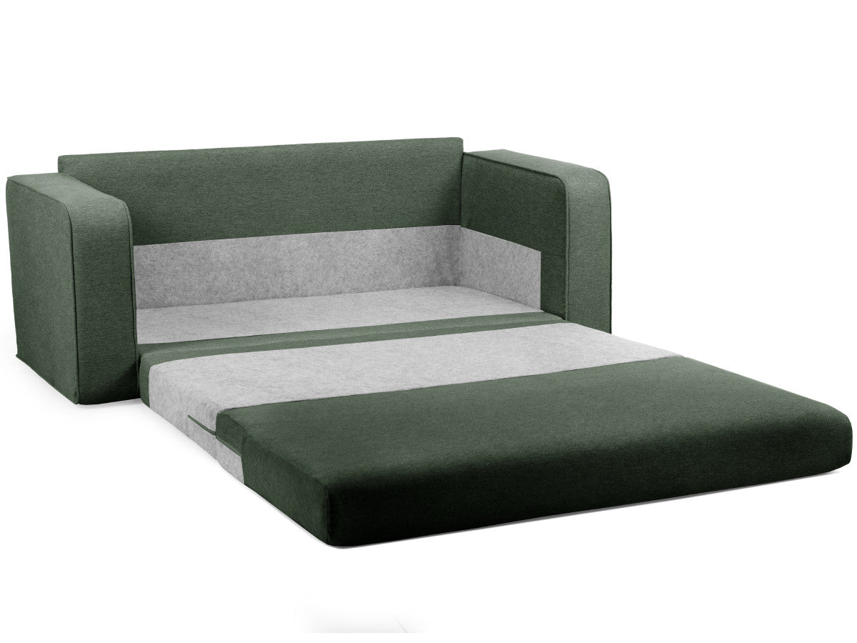Canapé droit convertible déplimousse COME tissu chiné