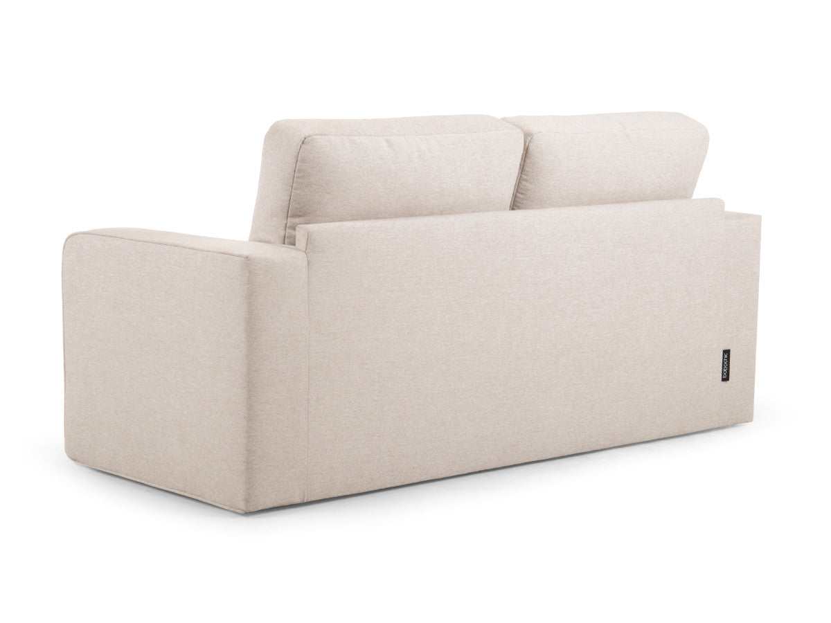Canapé droit convertible déplimousse COME tissu chiné