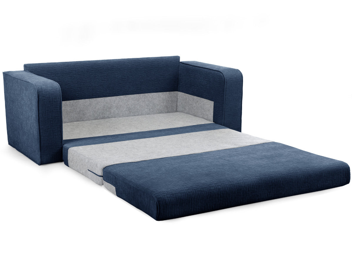 Canapé droit convertible déplimousse COME tissu texturé