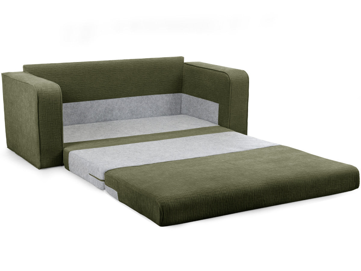 Canapé droit convertible déplimousse COME tissu texturé