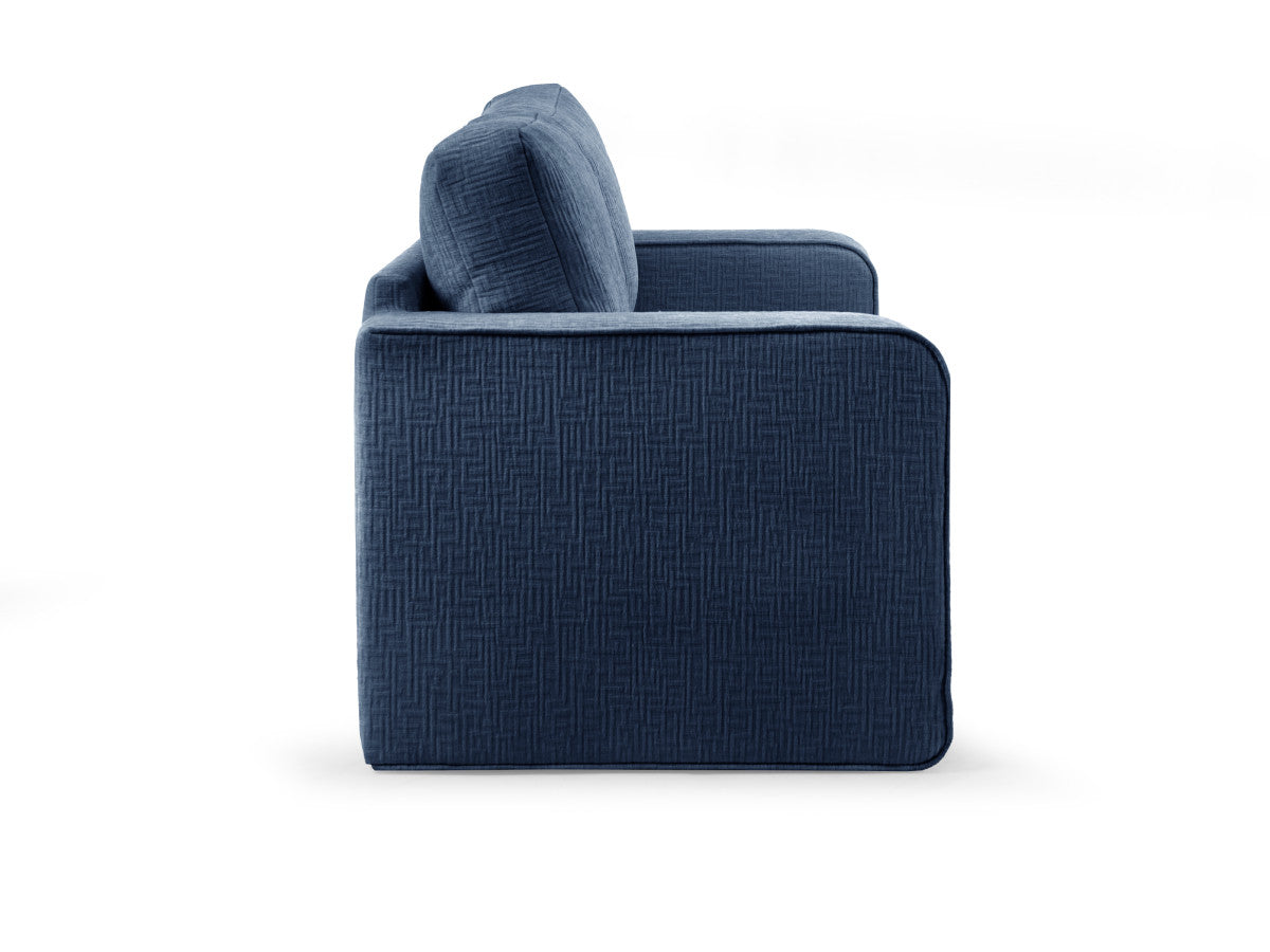 Canapé droit convertible déplimousse COME tissu texturé