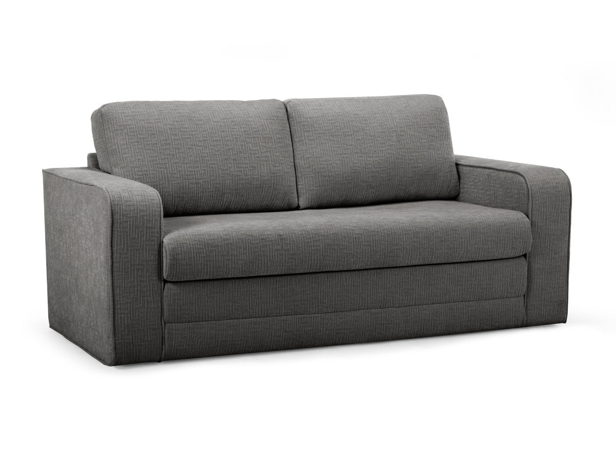 Canapé droit convertible déplimousse COME tissu texturé